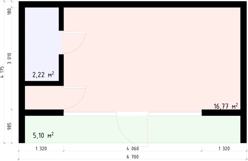 Self-contanet GS 6700x4175 floorplan