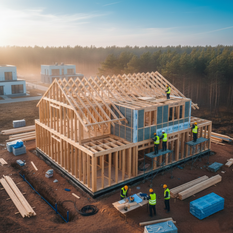 Технологія будівництва каркасних будинків